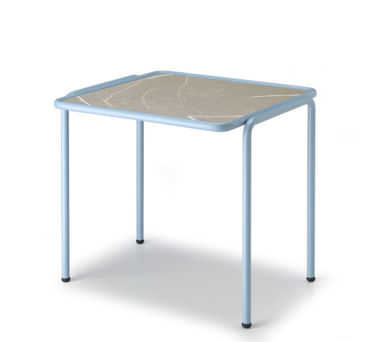 Кавовий столик DRESS CODE HPL 2743 Light Blue Pasetina Stone (2743VO-93)1